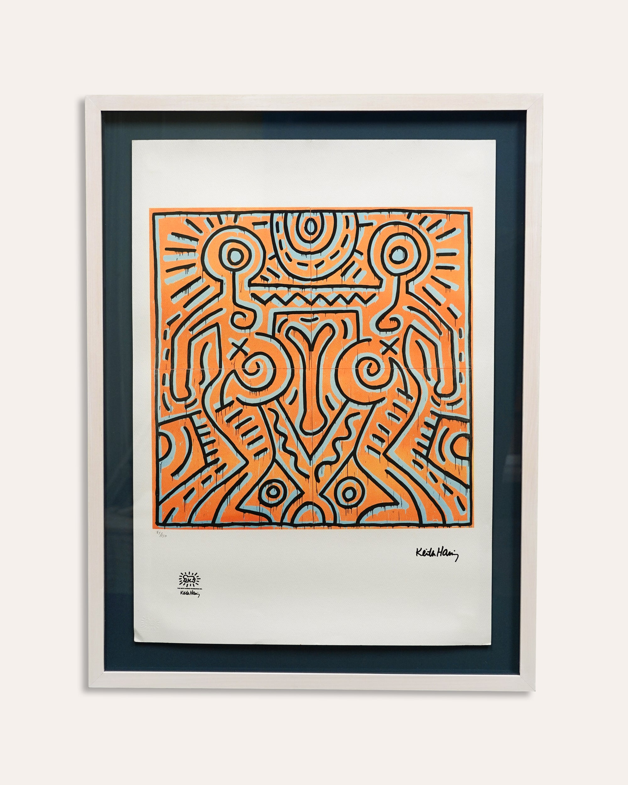 Keith Haring Limited Edition Signed Print XX/XX