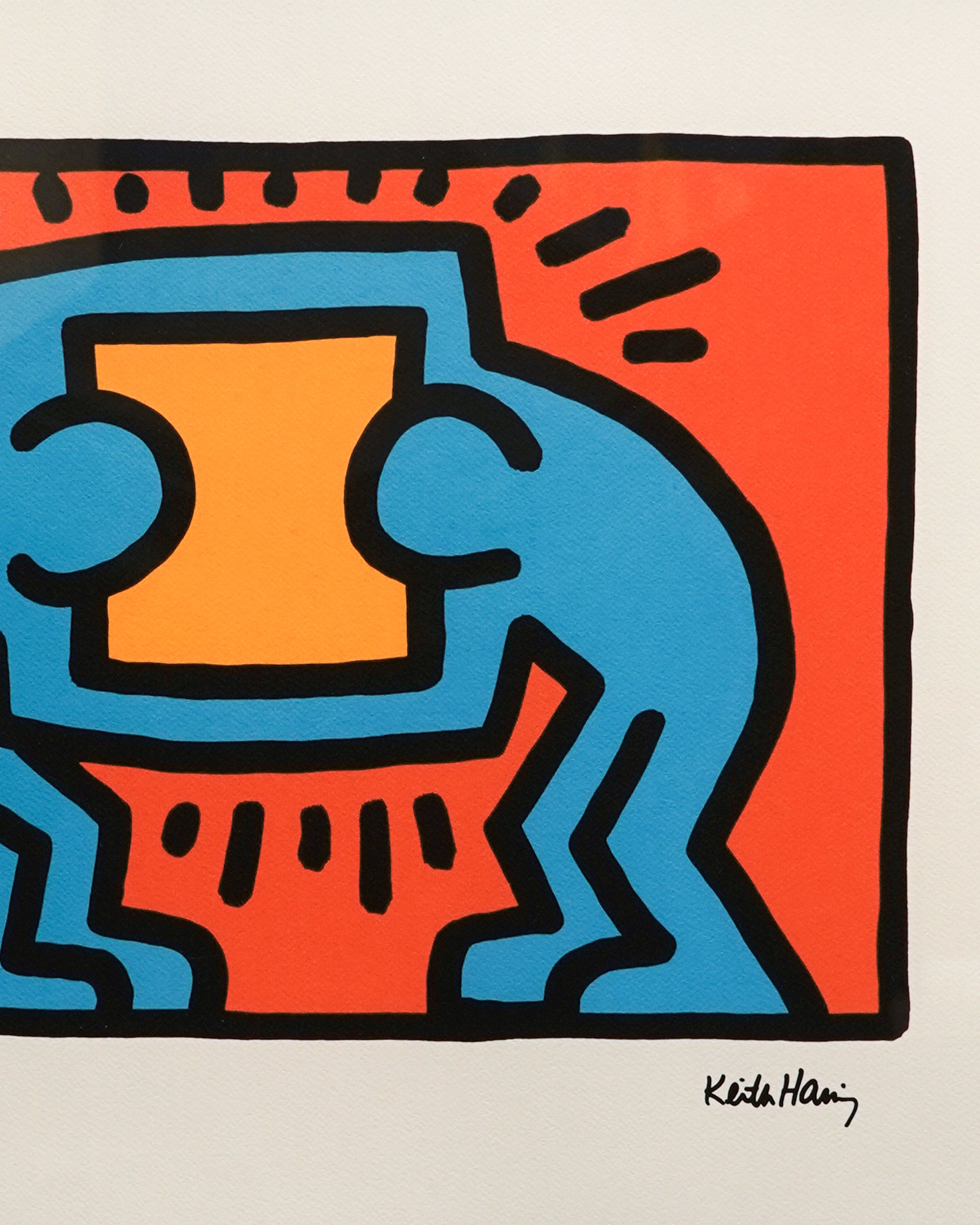 Keith Haring Limited Edition Signed Print VII/XX