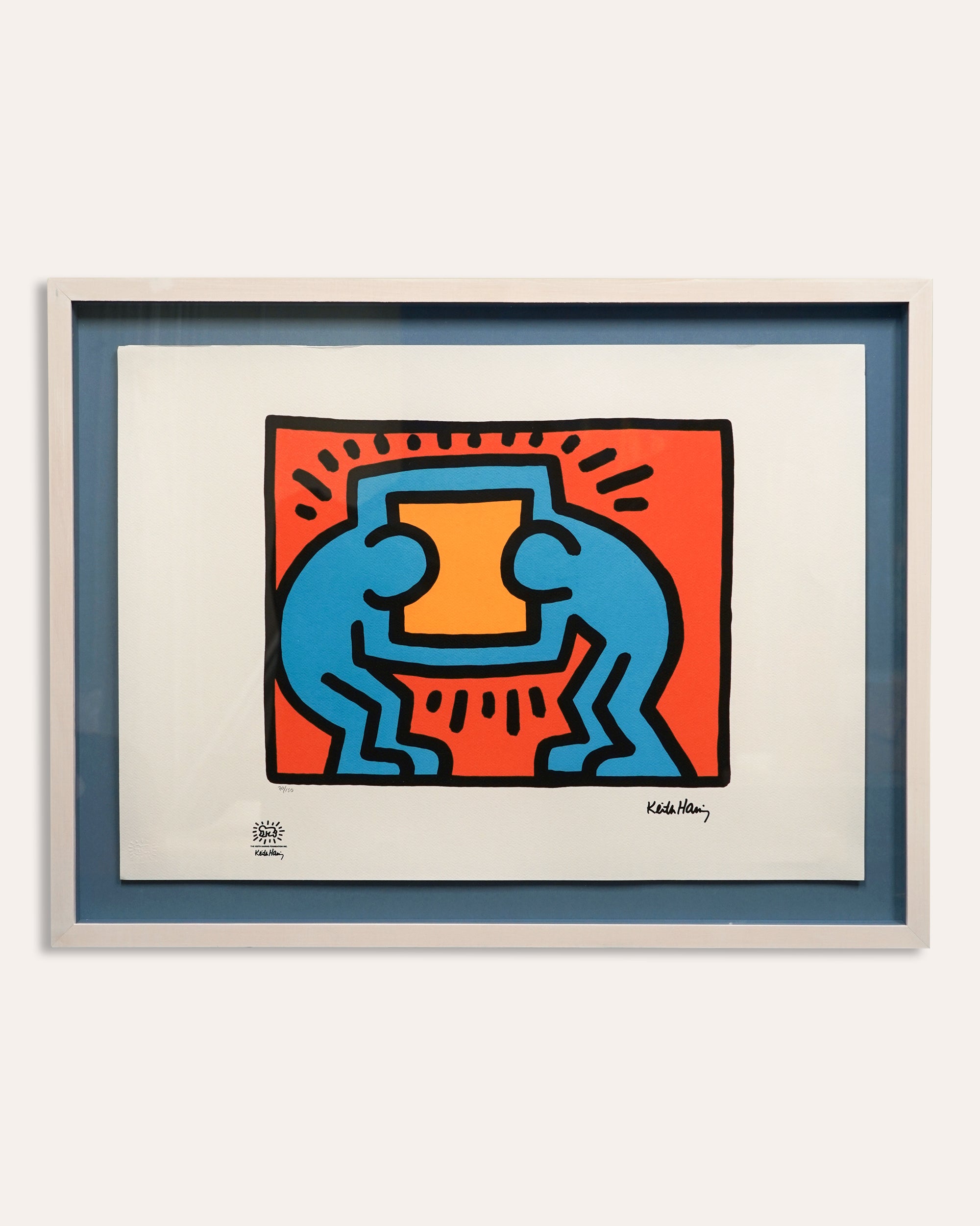 Keith Haring Limited Edition Signed Print VII/XX