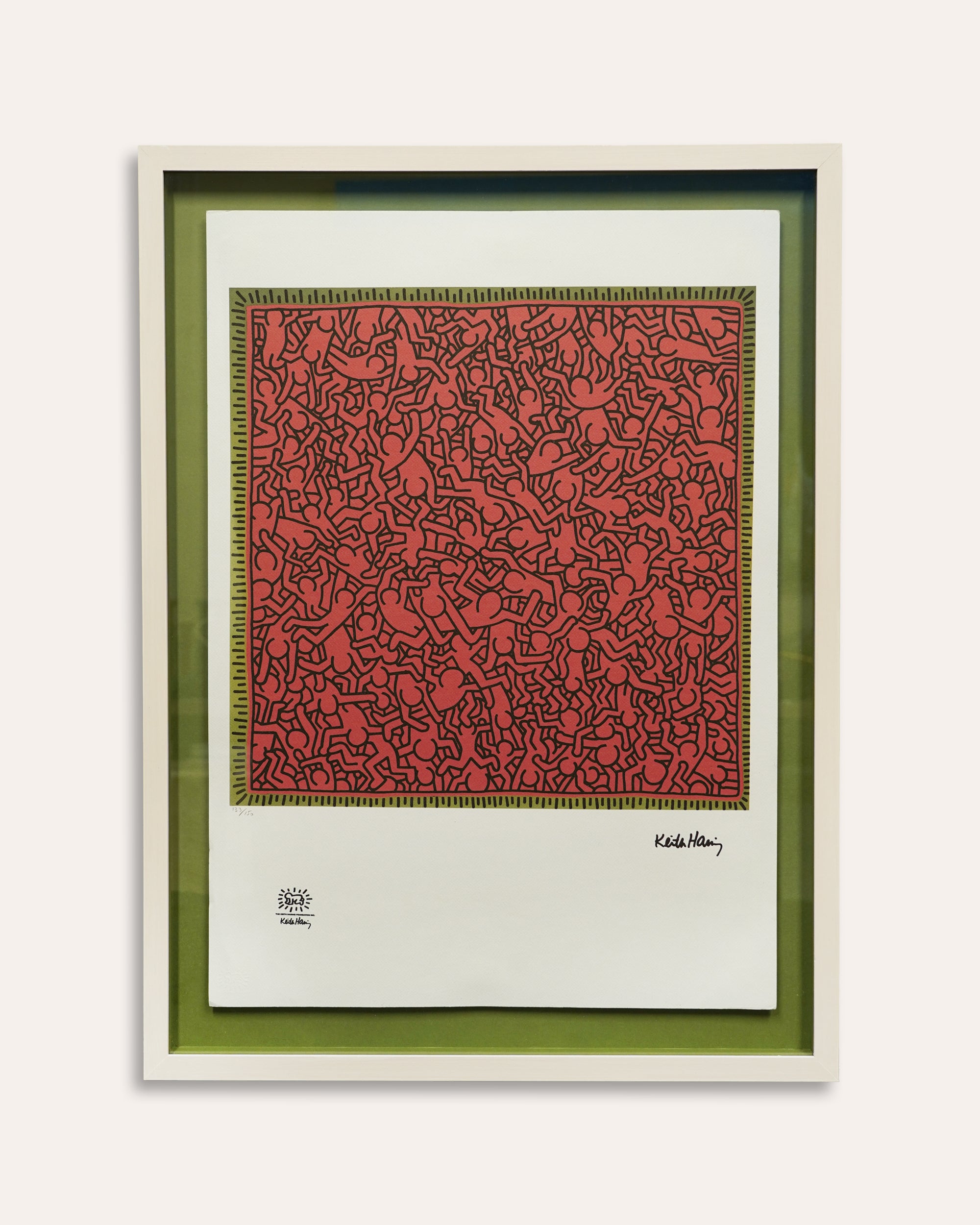 Keith Haring Limited Edition Signed Print V