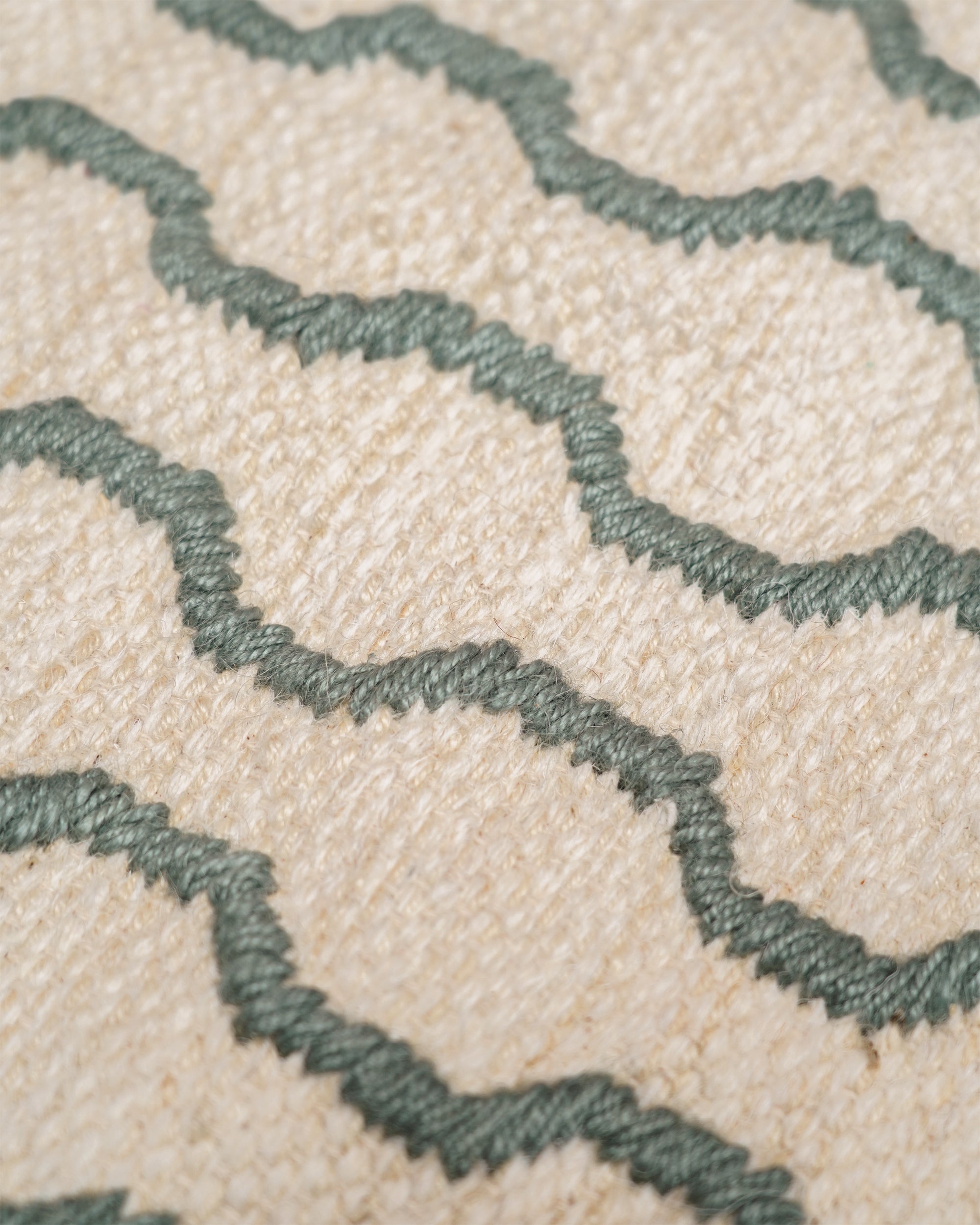 Lahar Wool Rug - Blue