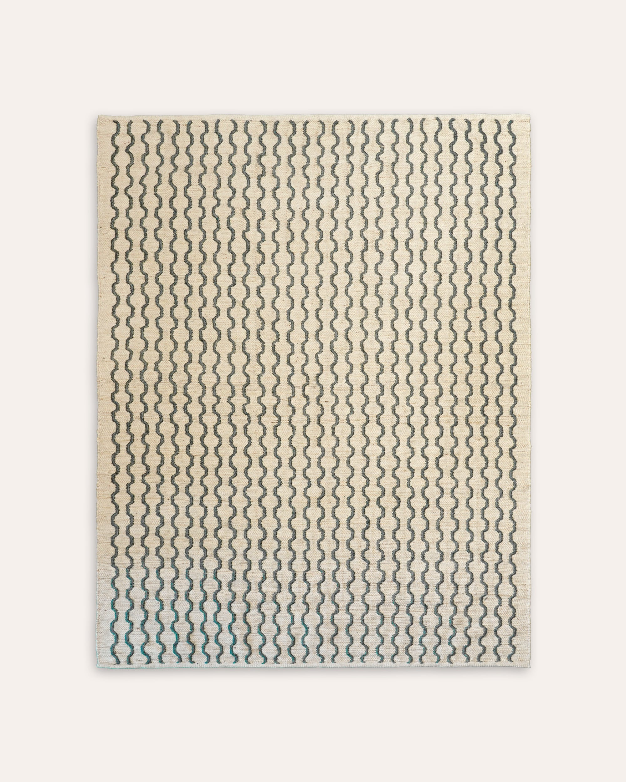 Lahar Wool Rug - Blue