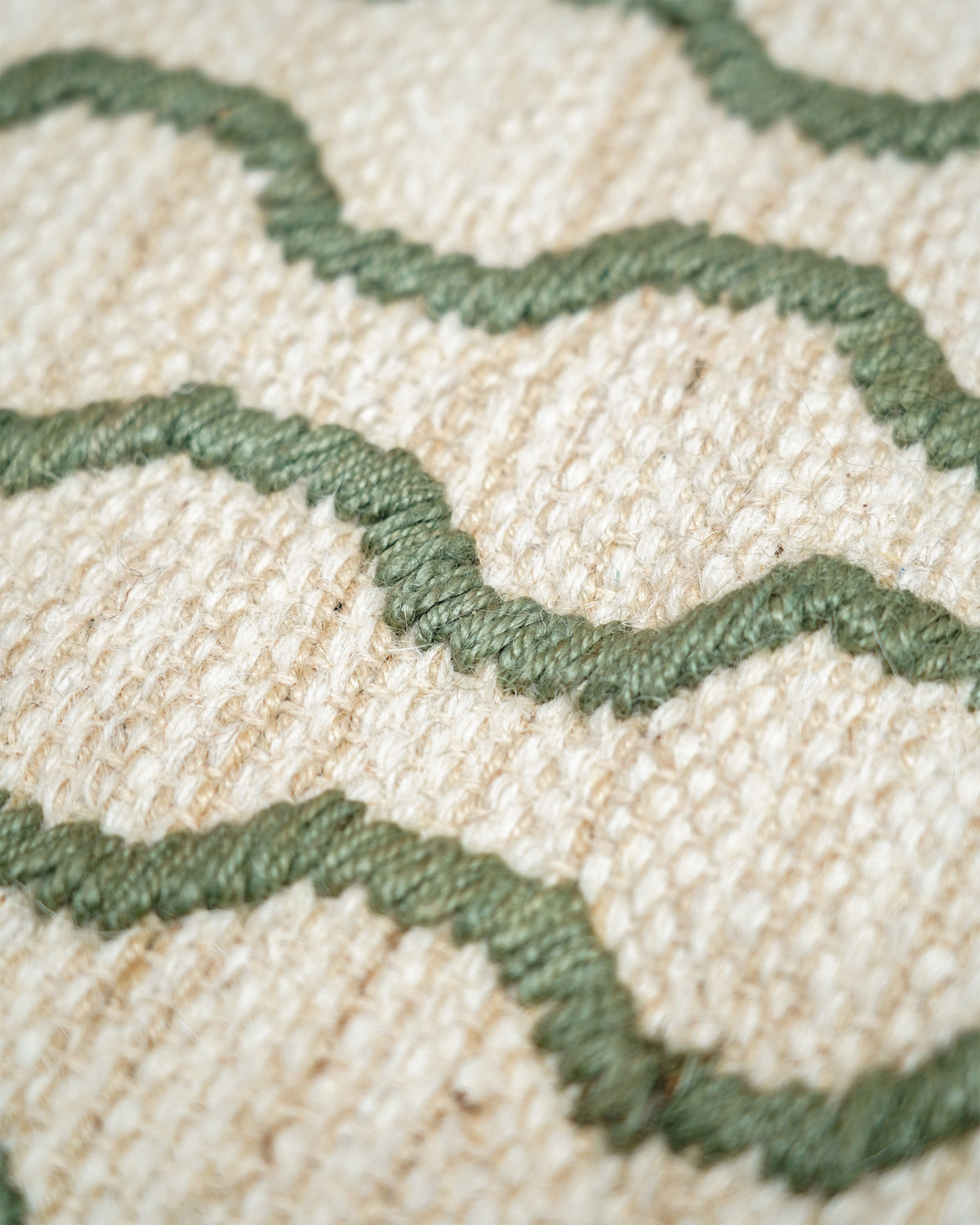 Lahar Wool Rug - Green