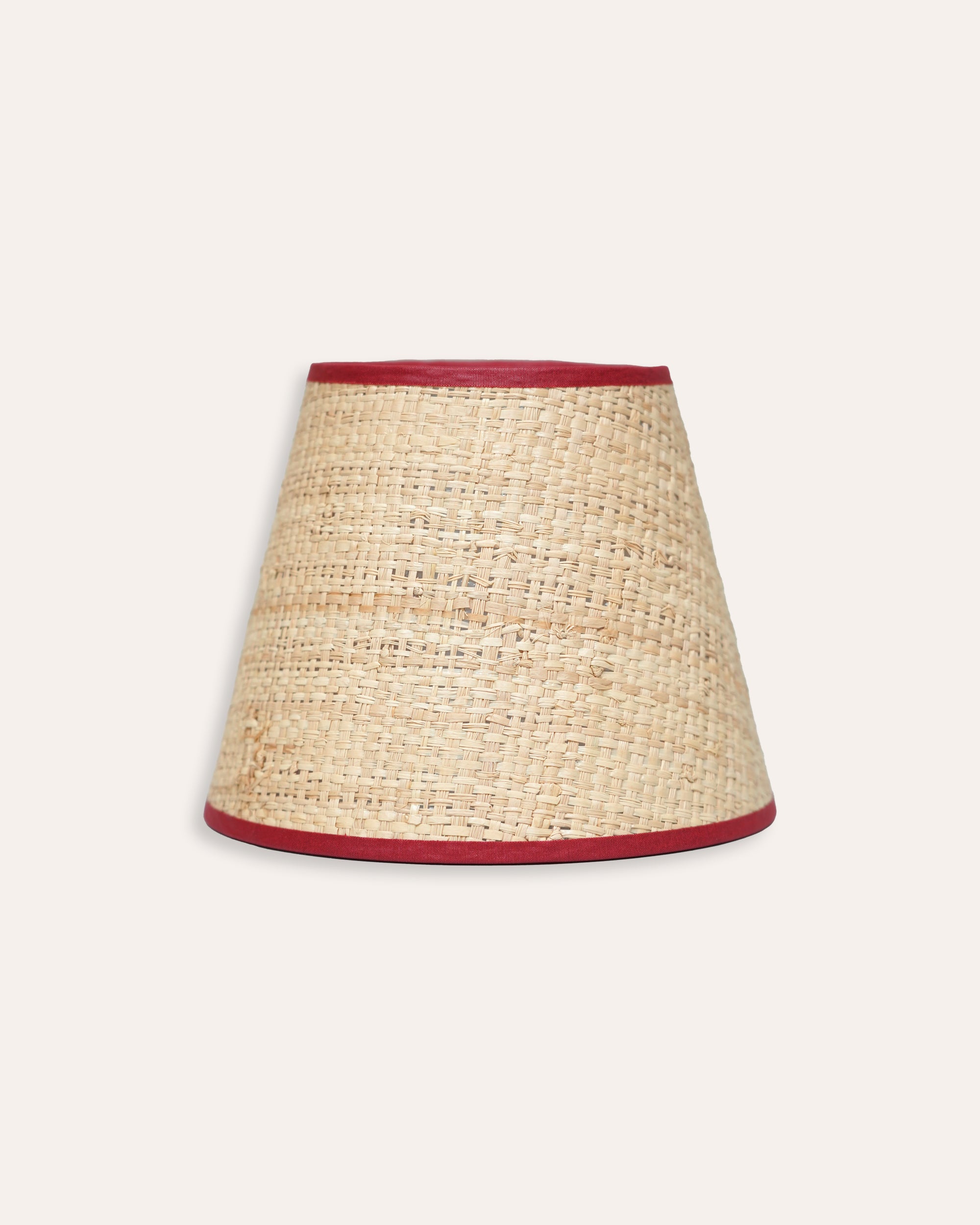 18cm Seema Raffia Pendant Candle Shade - Red