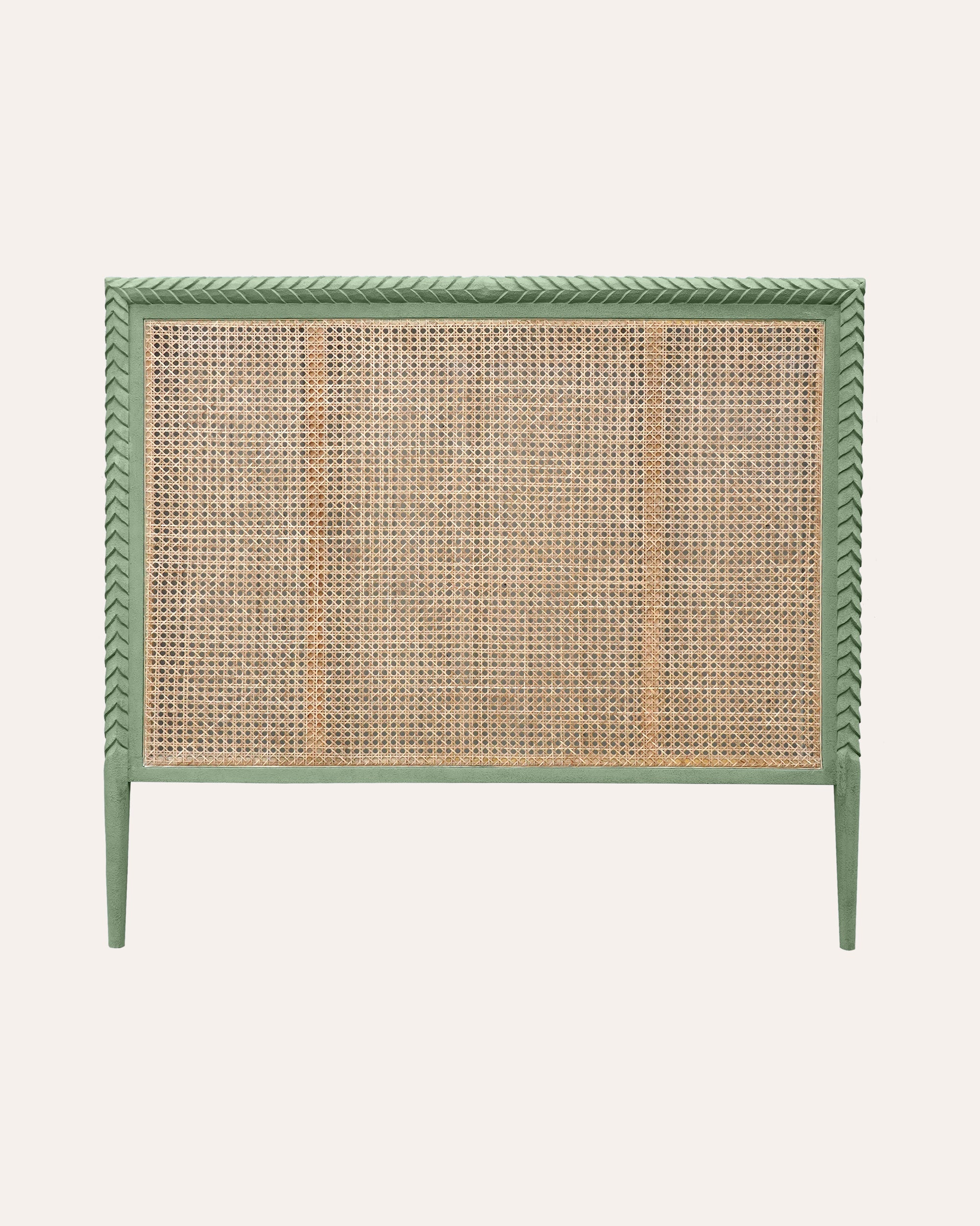 Pavilion Wooden King Headboard - Green