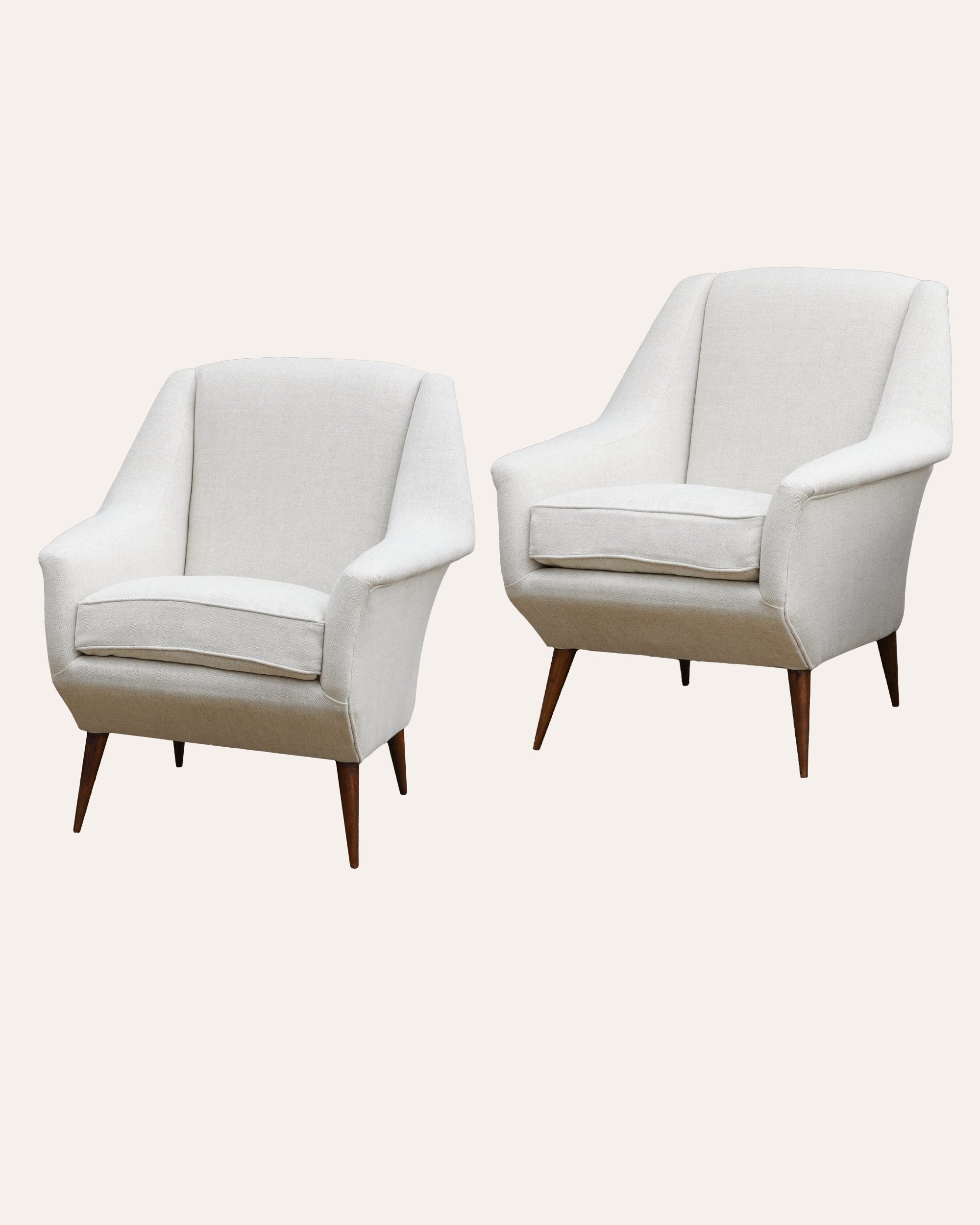 Pair of Italian 1950's Armchairs