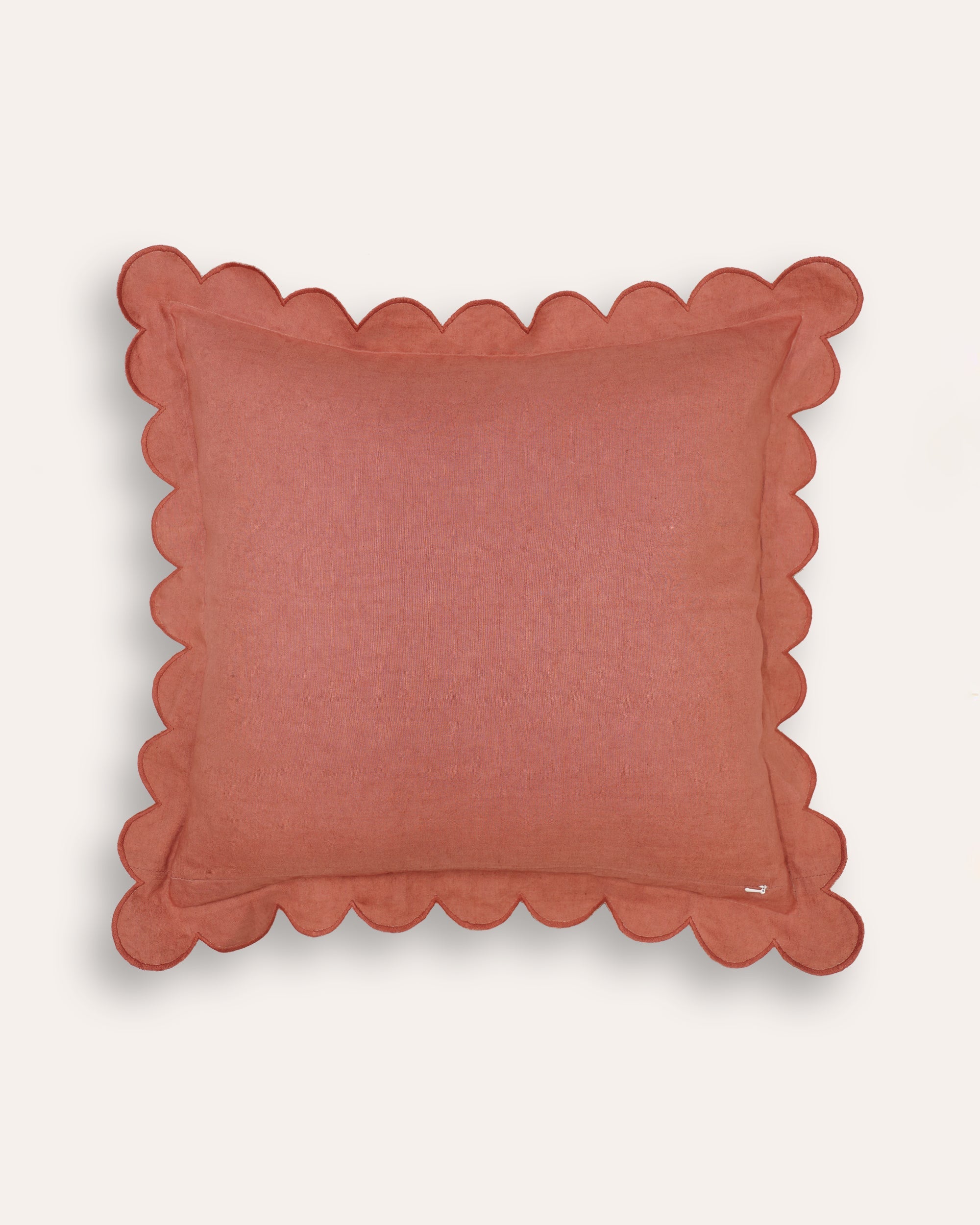 Capilla Block Print Cushion - Pink