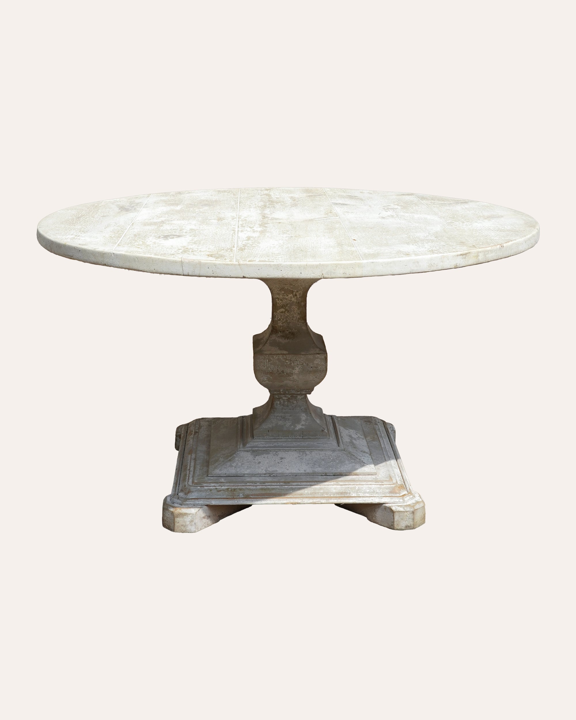 French Painted Pedestal Table