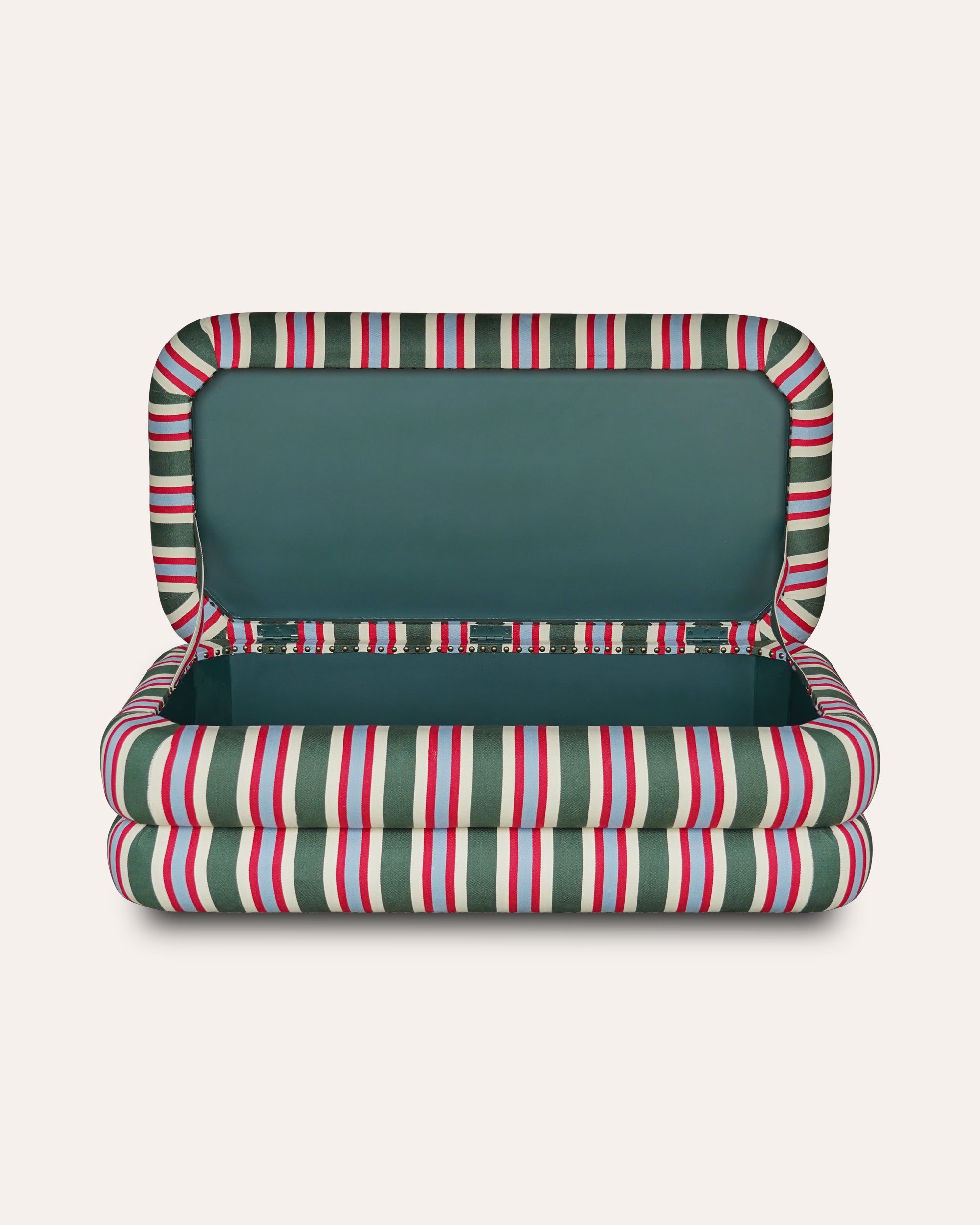 The Striped Ottoman - Multicolour