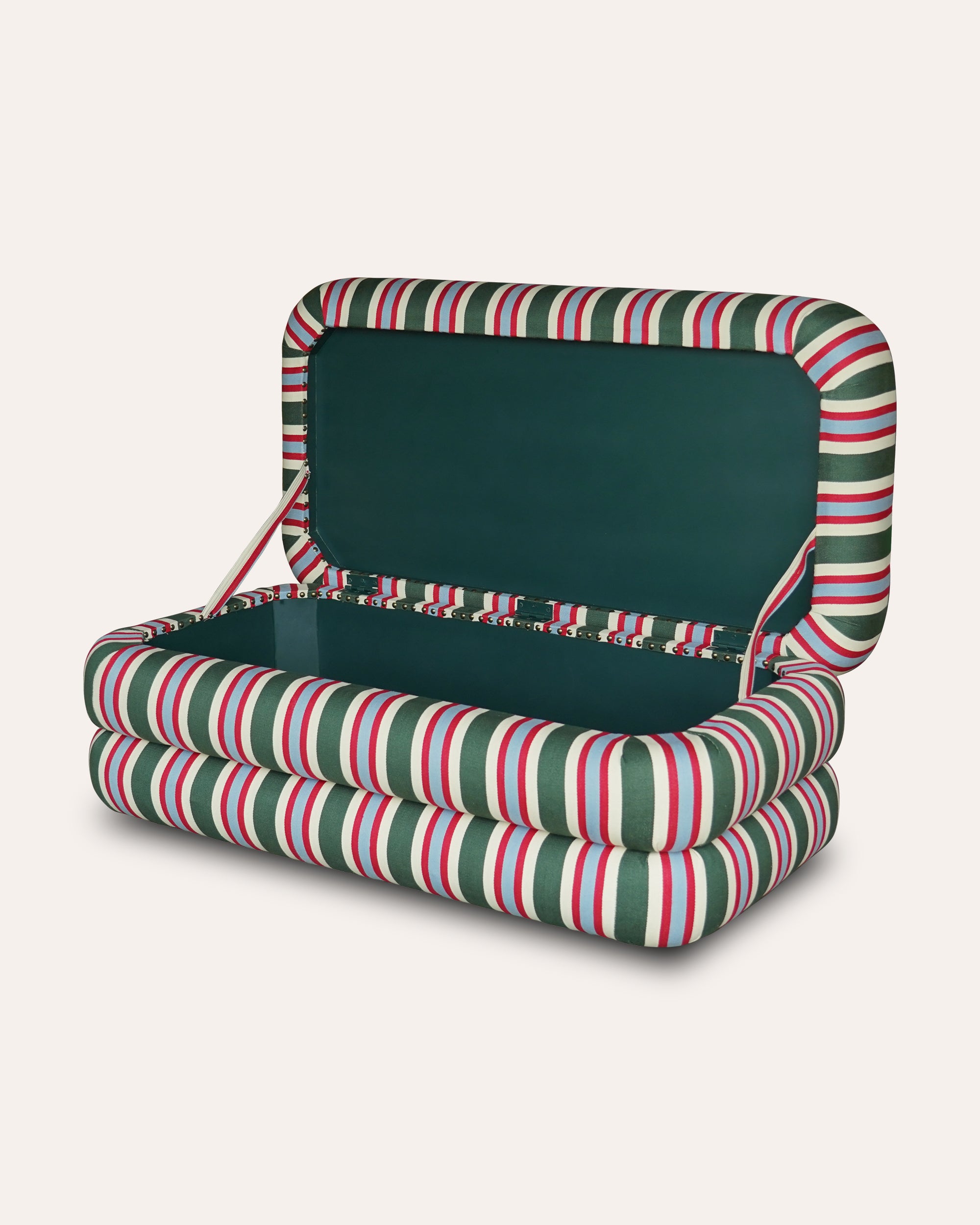 The Striped Ottoman - Multicolour