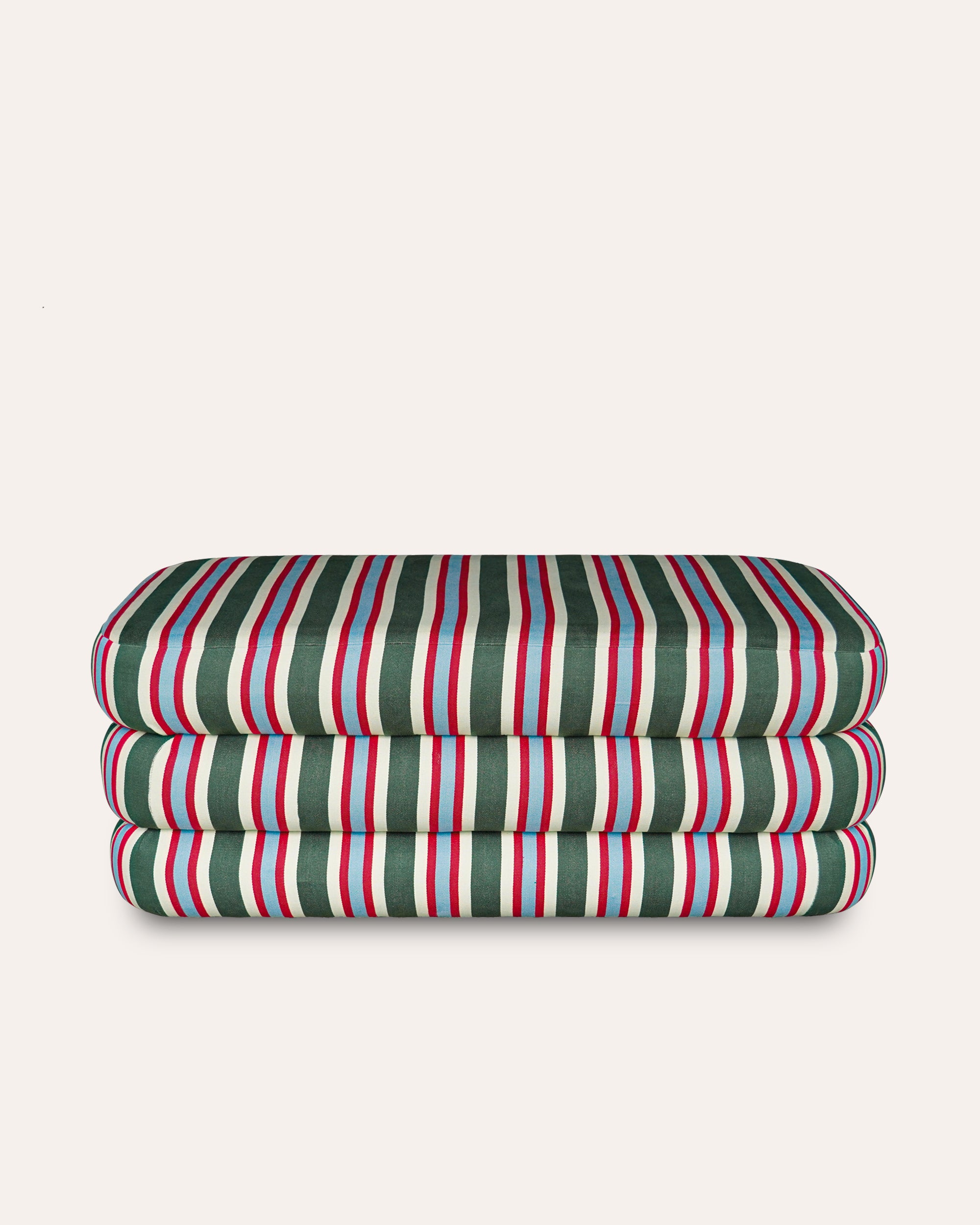 The Striped Ottoman - Multicolour