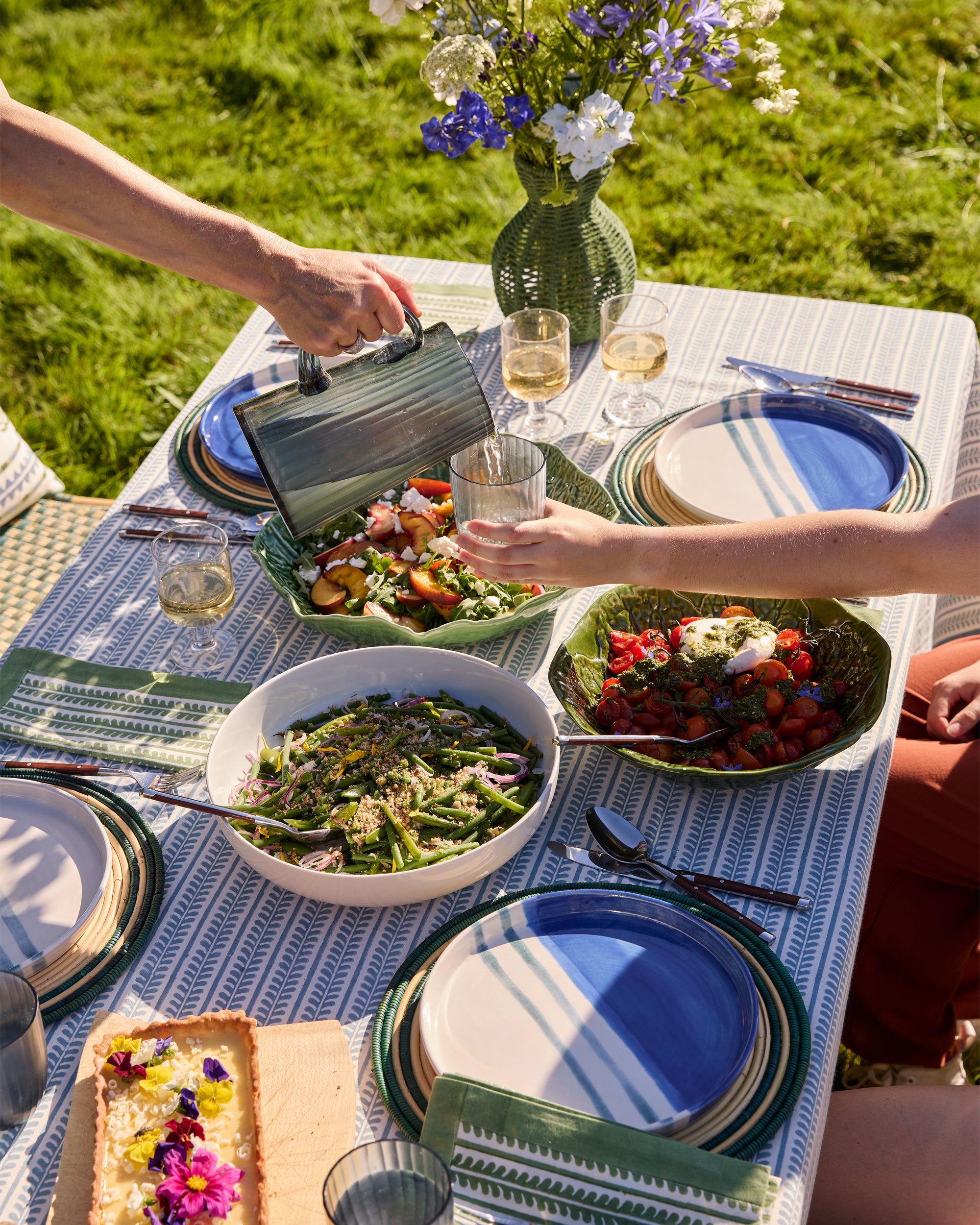 Bel Tablecloth - Blue