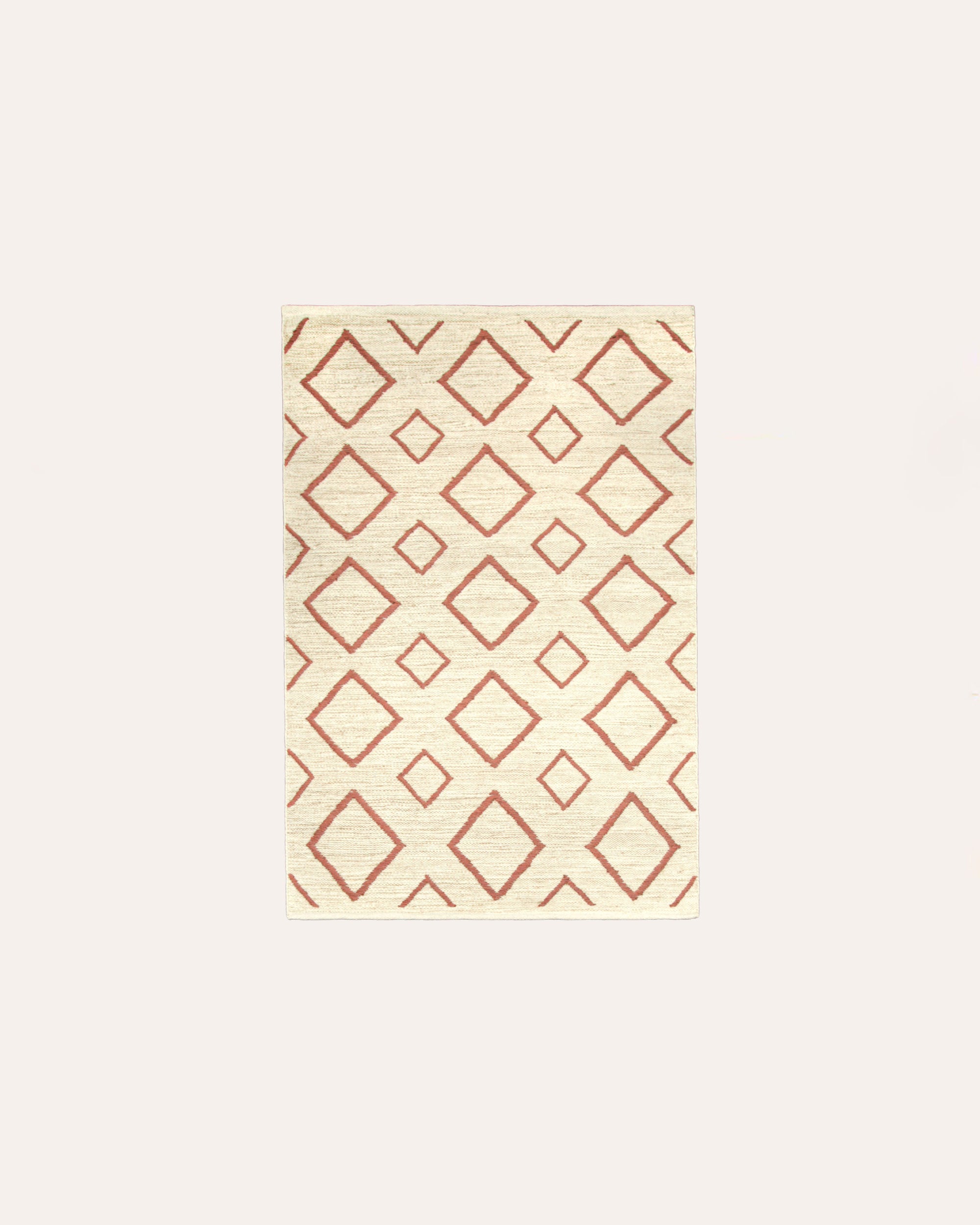 Rhombus Rug - Pink - Small