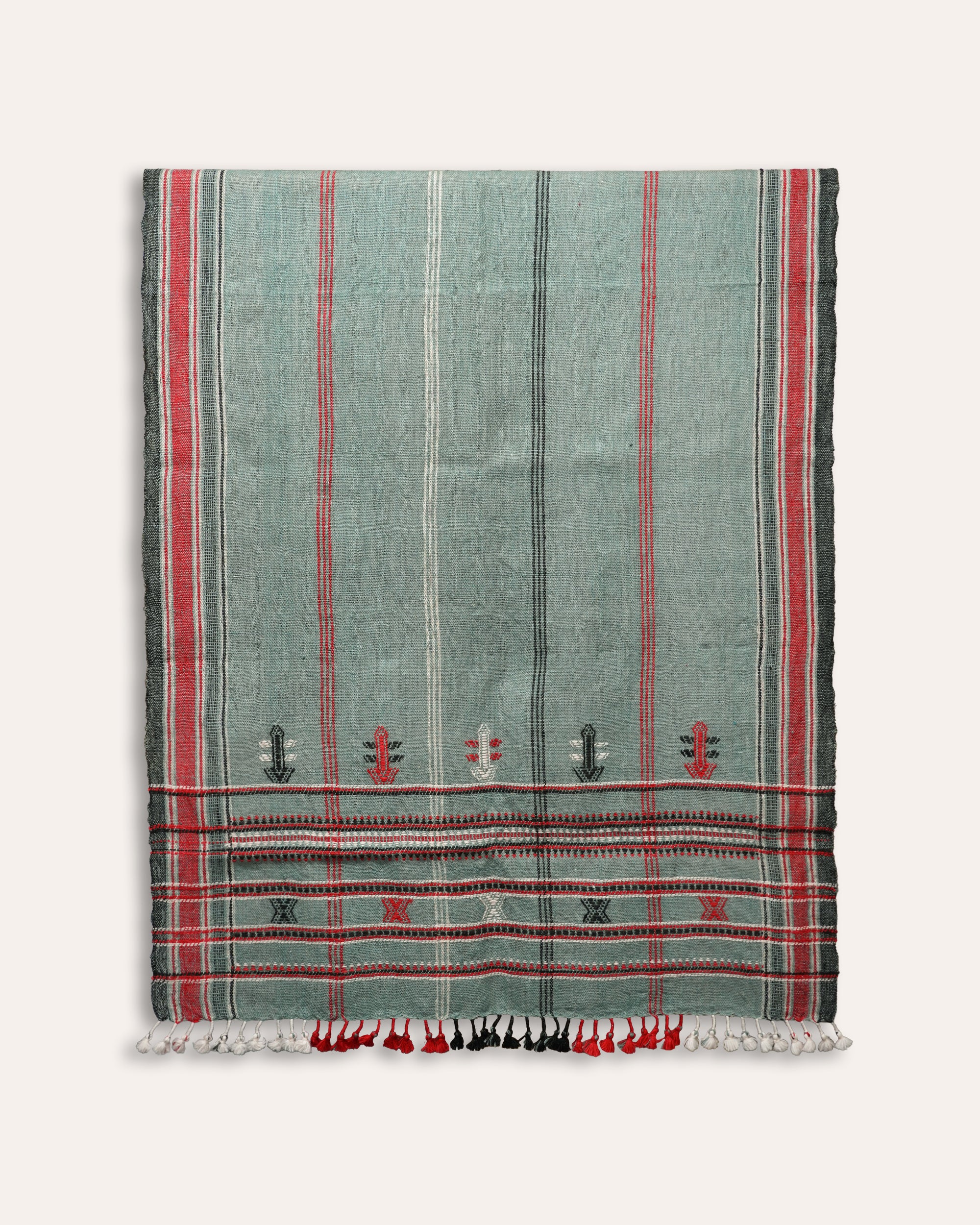 Tribal Camel Throw - Light Blue