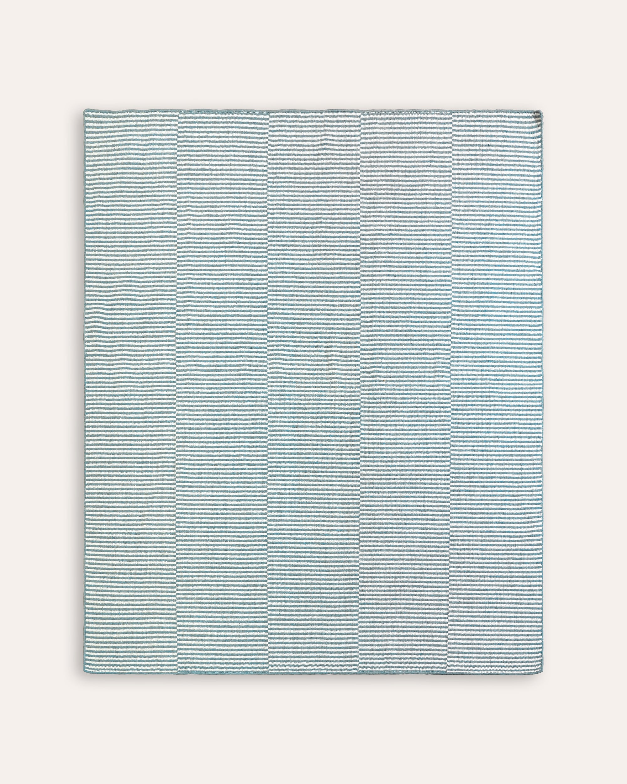 Striped Panel Rug - Blue