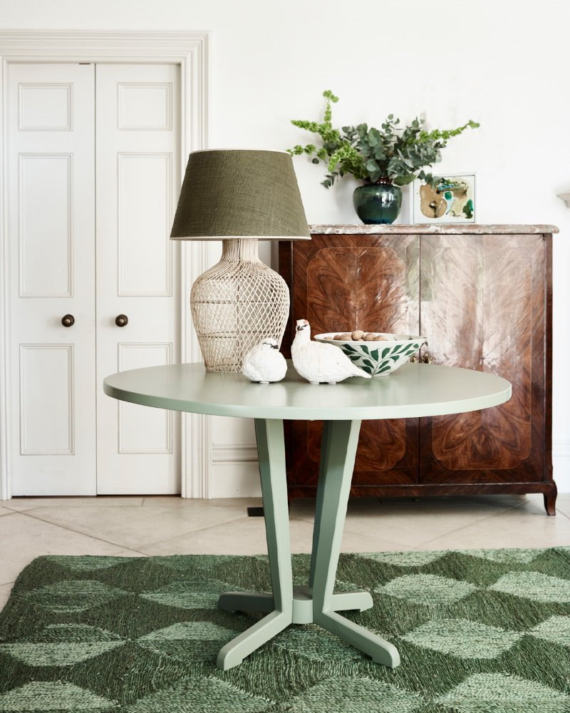 Wensum Pedestal Table - Sage Green