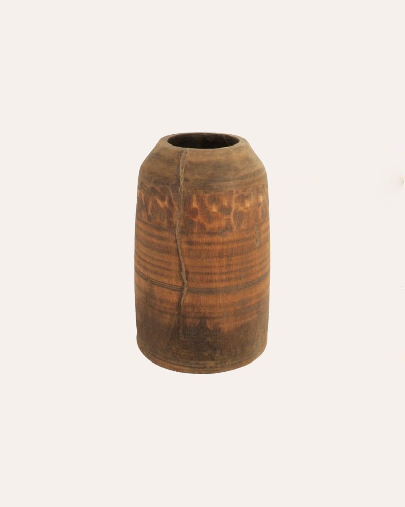 A Variety of Limited Edition Vintage Wooden Pots - Medium