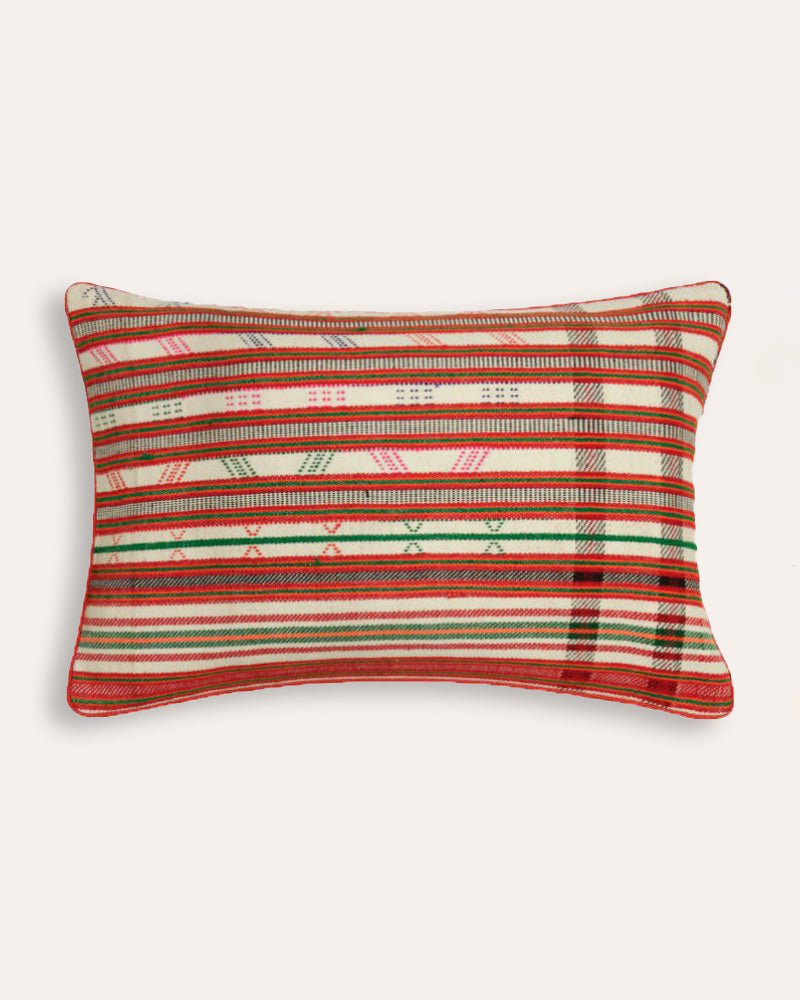 Limited Edition Wool Cushion - Multi Stripes