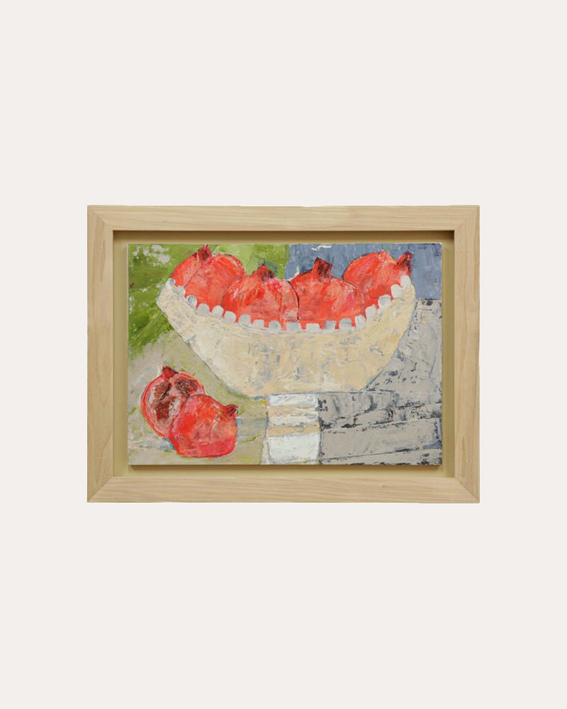 Diana Forbes - Stoneware Bowl and Pomegranates I