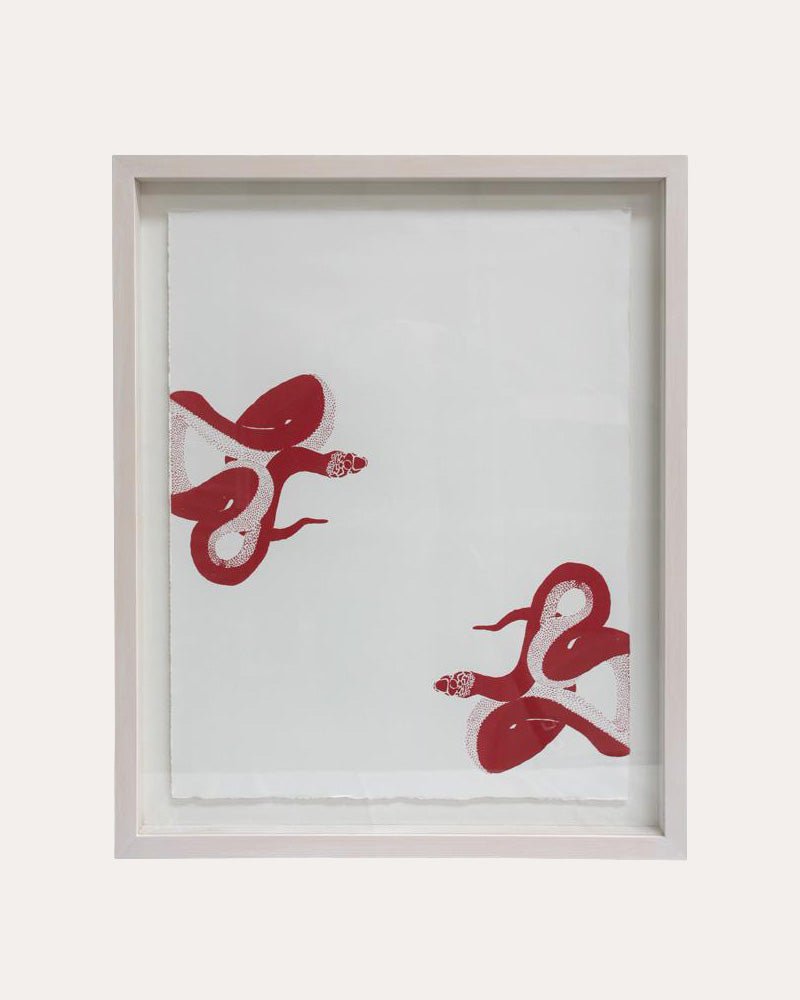 Millie Straker - Large Double Snakes II / Red